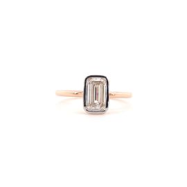 Emerald Engraved Band