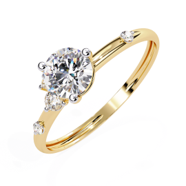 Starburst Glam Statement Ring