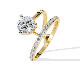 Velvet Dusk Crystal Ring