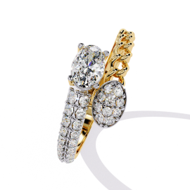 Sunset Whisper Cocktail Ring
