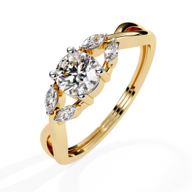 Jewel Kiss Statement Ring