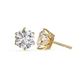 Serene Diamond Stud Earrings