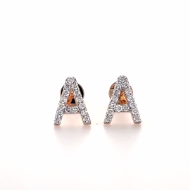 A alphabet Earrings