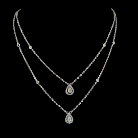 Sapphire Drop Pendant
