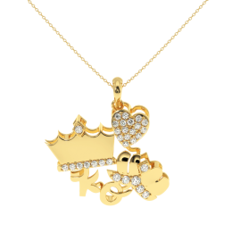 King & Queen Pendant