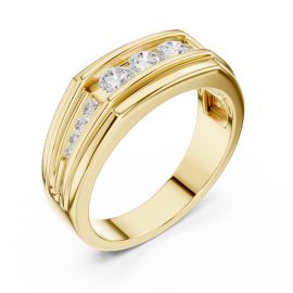 Sleek Domed Comfort Fit Ring