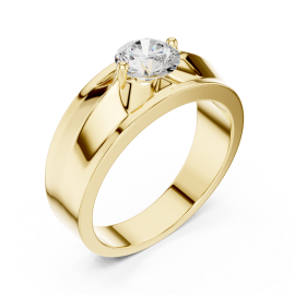 Cross Engraved Spinner Ring