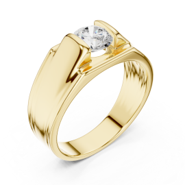 Meteorite Inlay Tungsten Band