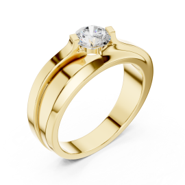 Minimal Carbon Matte Ring