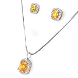 Genevia Neclace and Earing