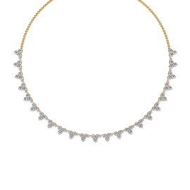 Infinity Linked Tennis Necklace