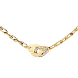 14k Yellow Gold Large Hook Pendant