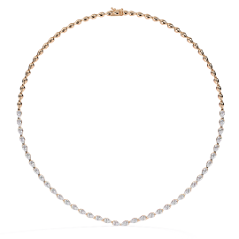 Pear Shapped Tennis Neclace