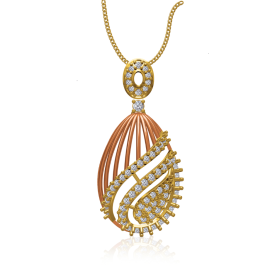 Offbeat Diamond Pendant