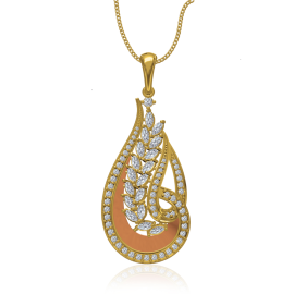 Peared Diamond Pendant