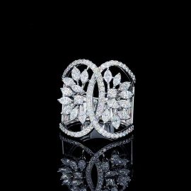 Floral Diamond Ring